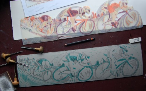 Paul Cleden - Printmaker and Illustrator blog image - Block number 2