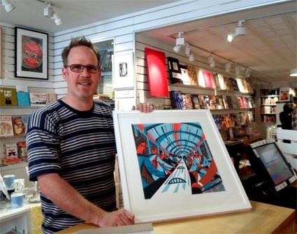 Paul Cleden - Printmaker and Illustrator blog image - Delivery Of Work
