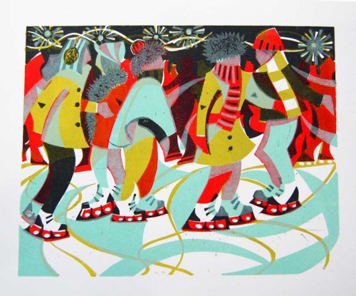 Paul Cleden - Printmaker and Illustrator blog image - Skater proof