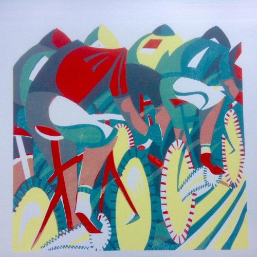 Paul Cleden - Printmaker and Illustrator blog image - Peloton.