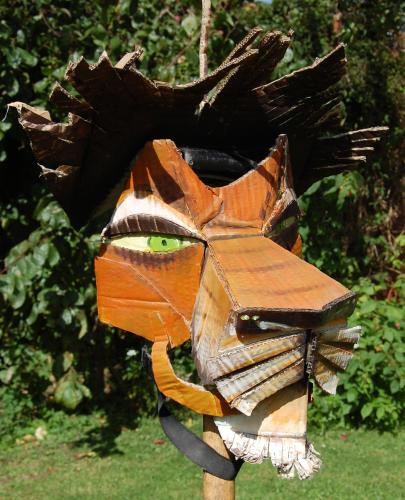 Paul Cleden - Printmaker and Illustrator blog image - Lion masks