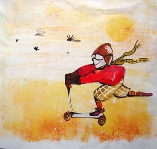 Paul Cleden - Printmaker and Illustrator blog image - Catching Flies
