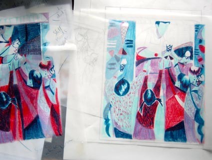 Paul Cleden - Printmaker and Illustrator blog image - The next print........