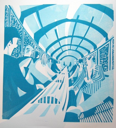 Paul Cleden - Printmaker and Illustrator blog image - Second colour.