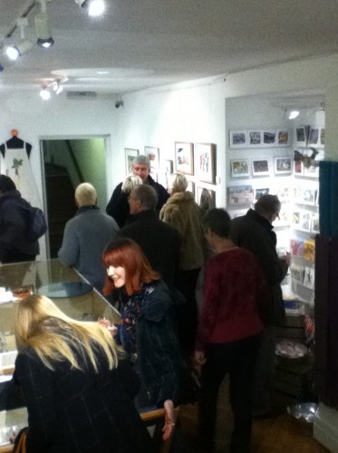 Paul Cleden - Printmaker and Illustrator blog image - Private view Norwich