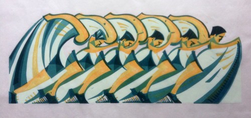 Paul Cleden - Printmaker and Illustrator blog image - 'Sprint' to the summer