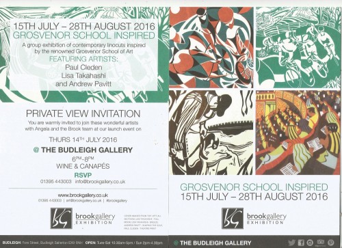 Paul Cleden - Printmaker and Illustrator blog image - Grosvenor at the Brook