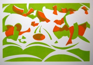 Paul Cleden - Printmaker and Illustrator blog image - Rugby Print pt2