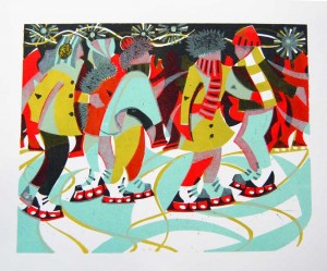 Paul Cleden - Printmaker and Illustrator blog image - Skater proof