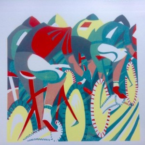 Paul Cleden - Printmaker and Illustrator blog image - Peloton.
