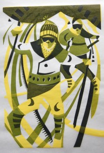 Paul Cleden - Printmaker and Illustrator blog image - Only one colour to go