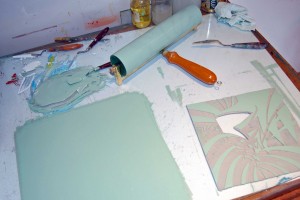 Paul Cleden - Printmaker and Illustrator blog image - Fantastic new roller