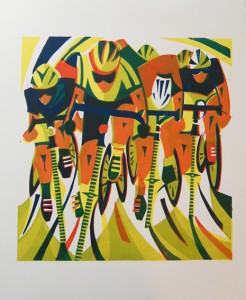 Paul Cleden - Printmaker and Illustrator blog image - New cycle proof