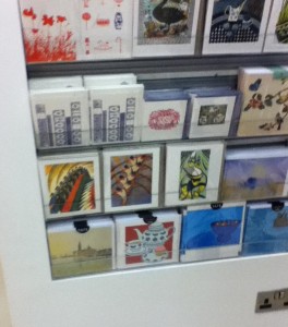 Paul Cleden - Printmaker and Illustrator blog image - Card at the Tate Britain