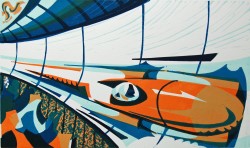 Paul Cleden - Printmaker and Illustrator blog image - Bobsleigh final